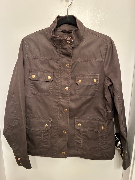 J. Crew Jackets & Blazers - J. Crew Relaxed Boyfriend Field Jacket Olive Green Jacket Sz. Medium